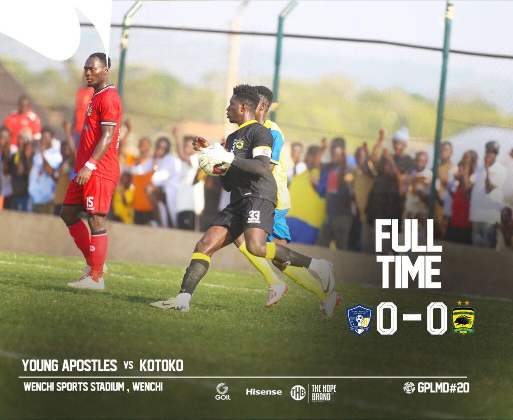 Match Report – Young Apostles 0-0 Asante Kotoko