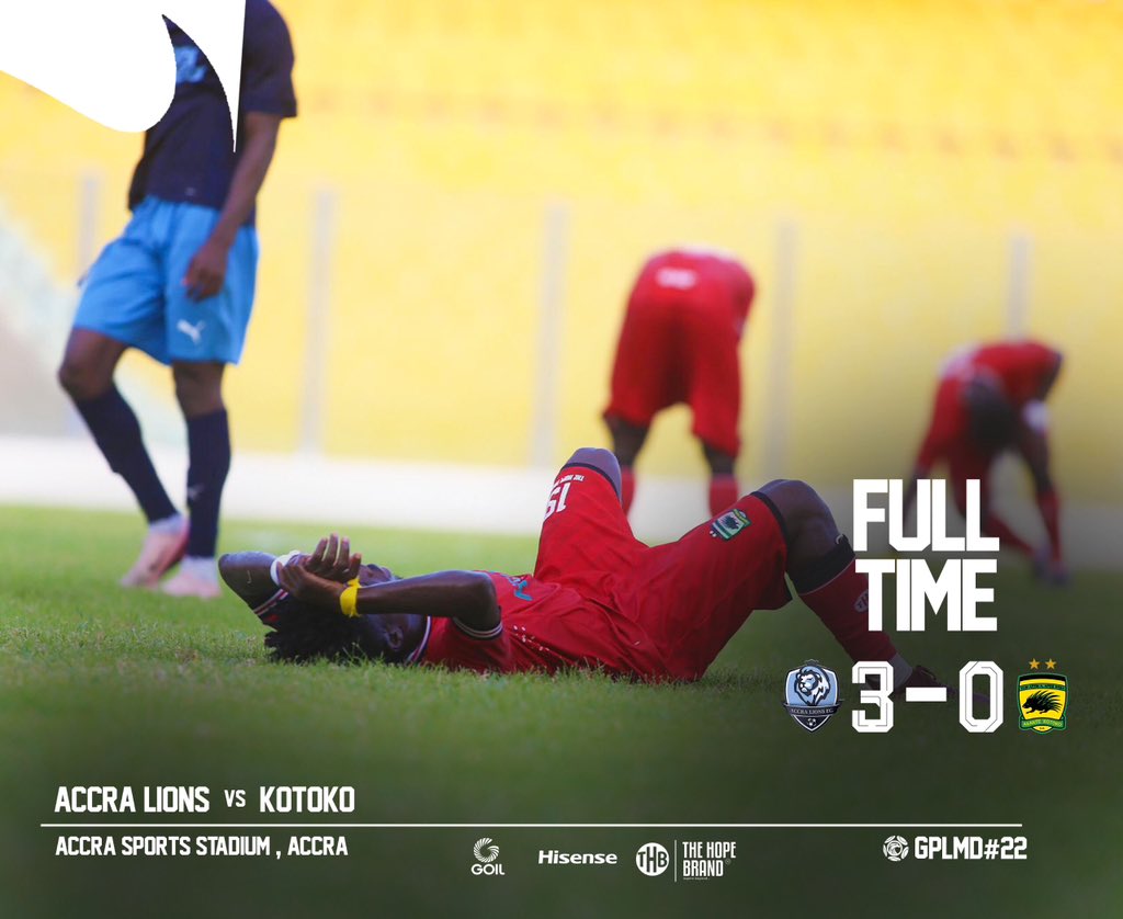 Match Report : Accra Lions stun Kotoko