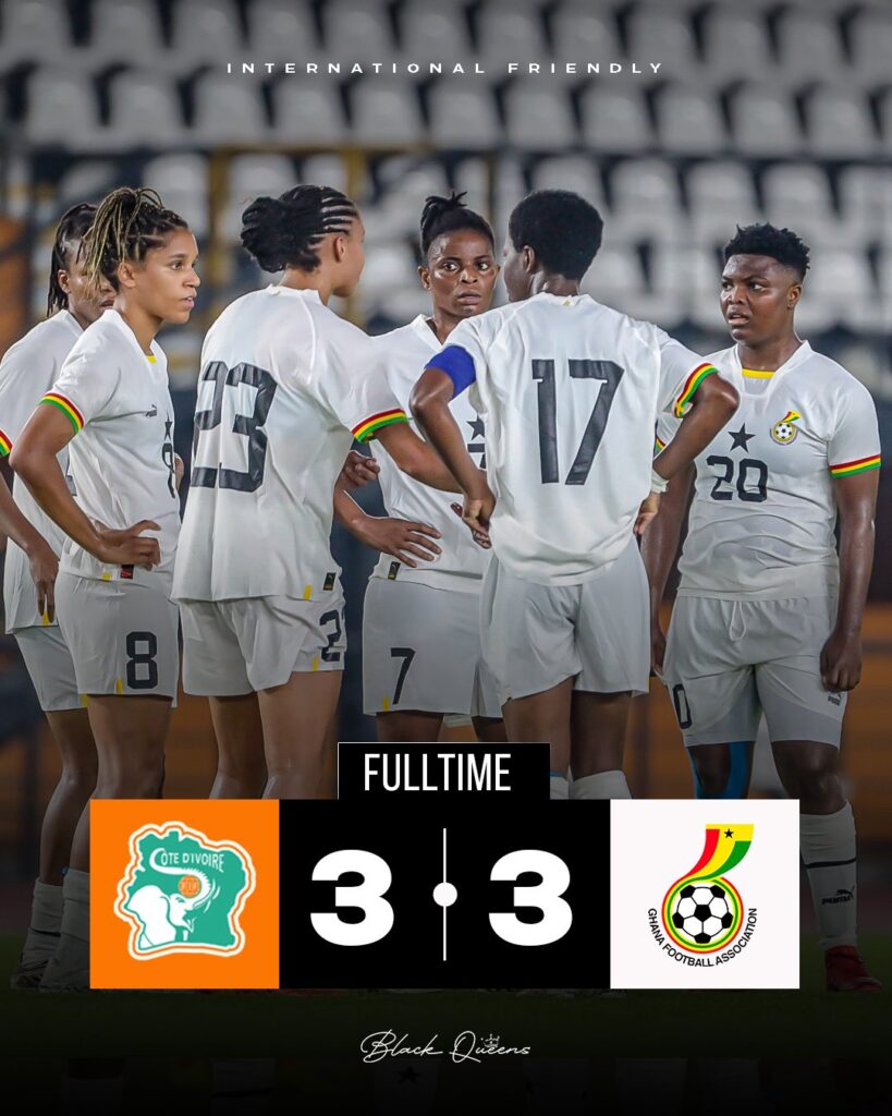 Friendly game : Côte d’Ivoire 3-3 Black Queens