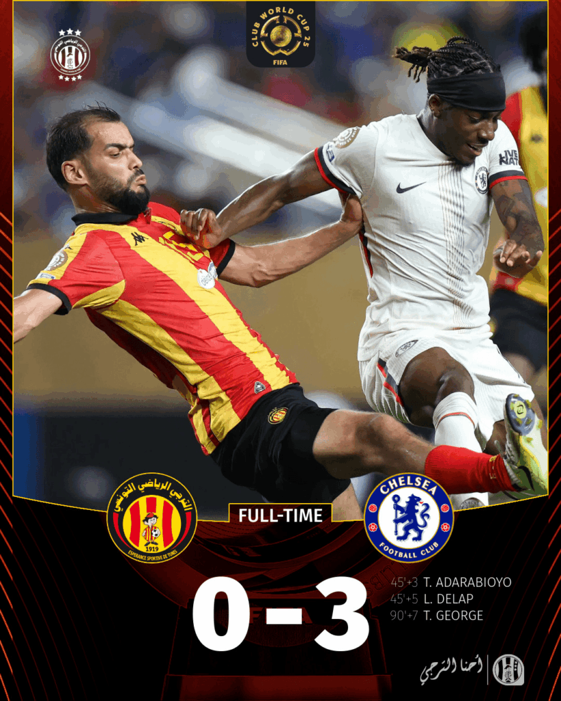 FIFA Club World Cup : Esperance de Tunis fall to Chelsea