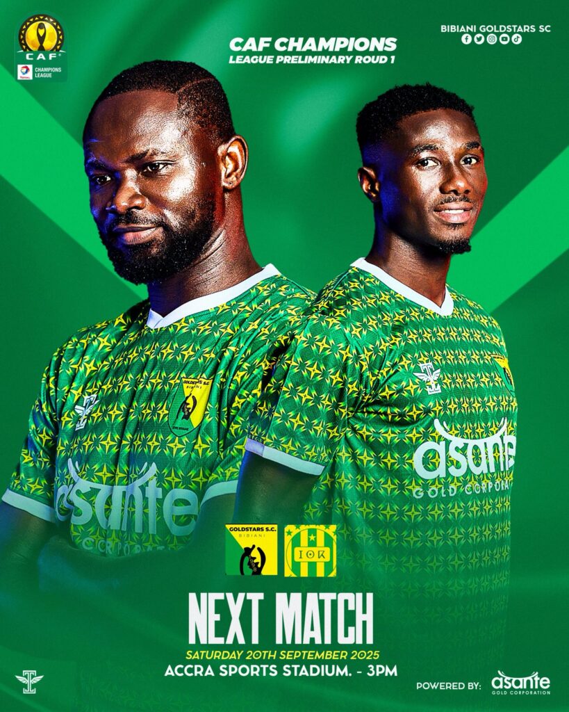 CAFCL : Bibiani GoldStars vs JS Kabyile