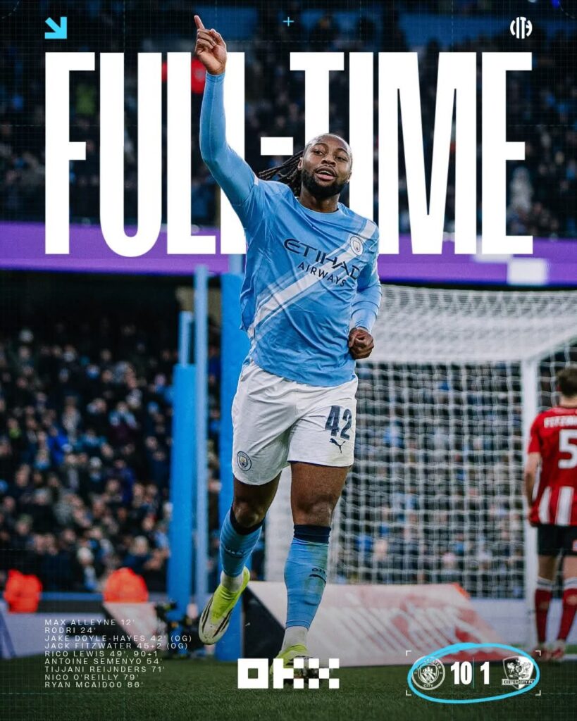 Antoine Semenyo Shines on First Manchester City Start with Goal and Assist in 10–1 FA Cup Rout