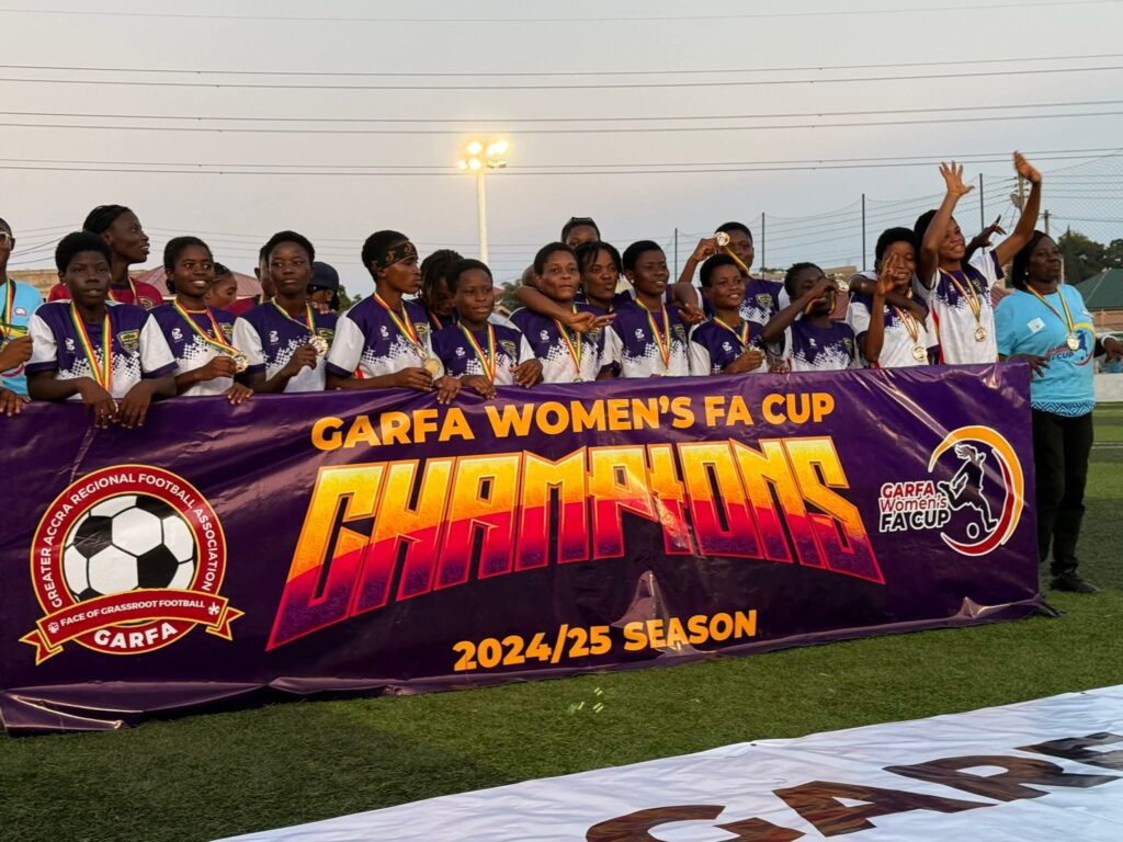 2025/26 GARFA Women’s FA Cup Round of 16 Fixtures Confirmed After Balloting at Accra Sports Stadium