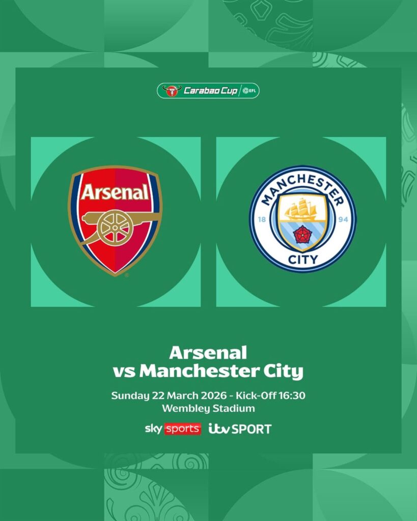 Arsenal close in on first trophy since 2020 after setting up Carabao Cup final with Man City