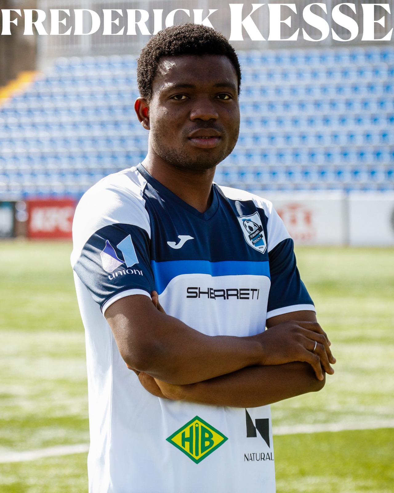 Exclusive – “It feels good” Frederick Kesse expresses delight at joining Dinamo Felizaj • Sahara Football