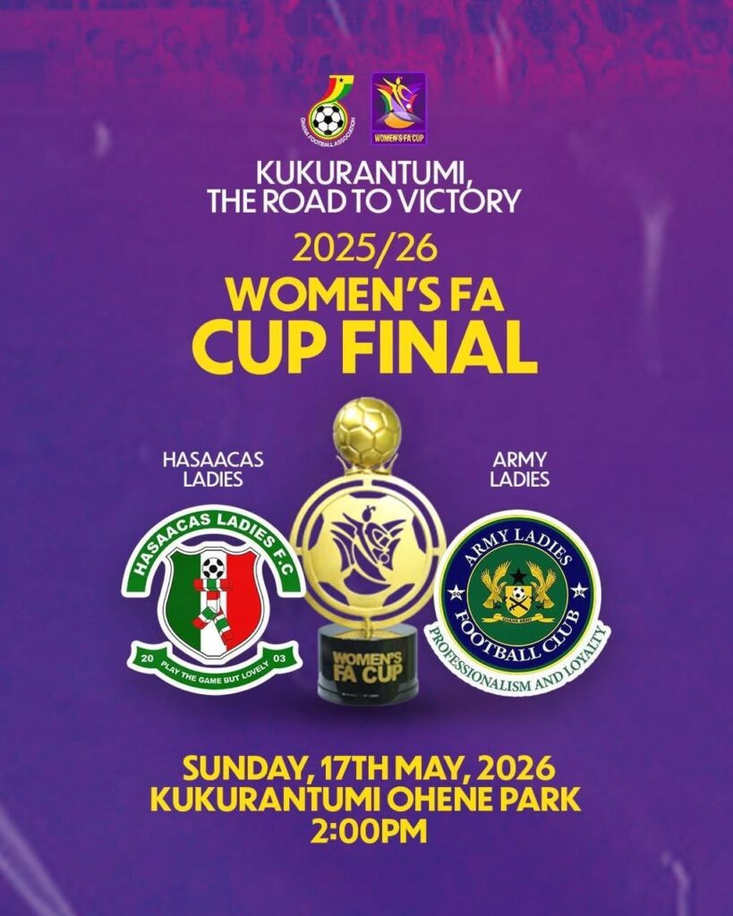 2025/26 Women’s FA Cup final : Hasaacas Ladies vs Army Ladies
