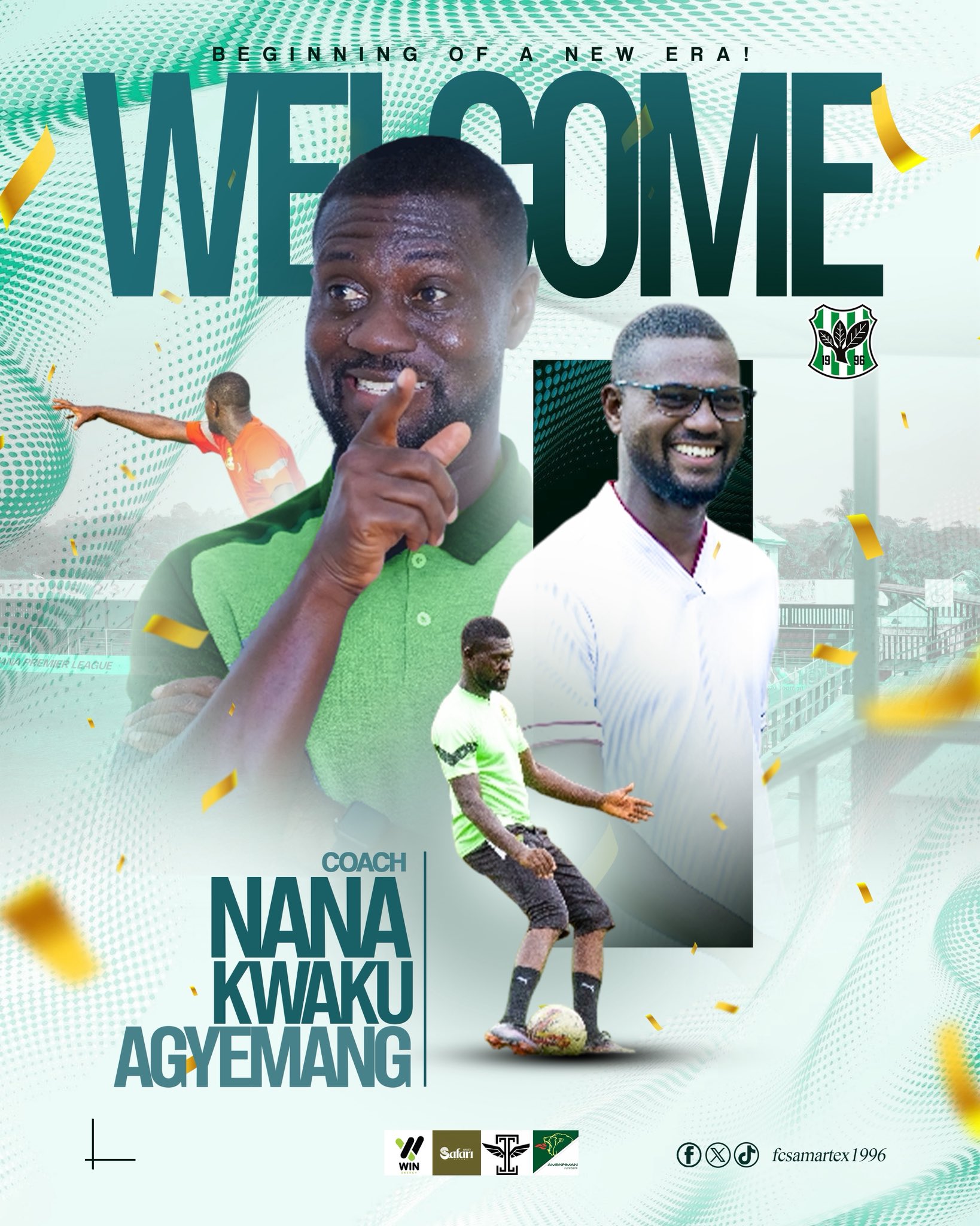 Samartex snap up Nana Kweku Agyemang for head coach role • Sahara Football