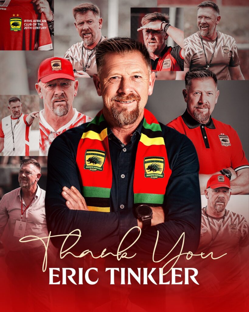 Kotoko part ways with Eric Tinkler