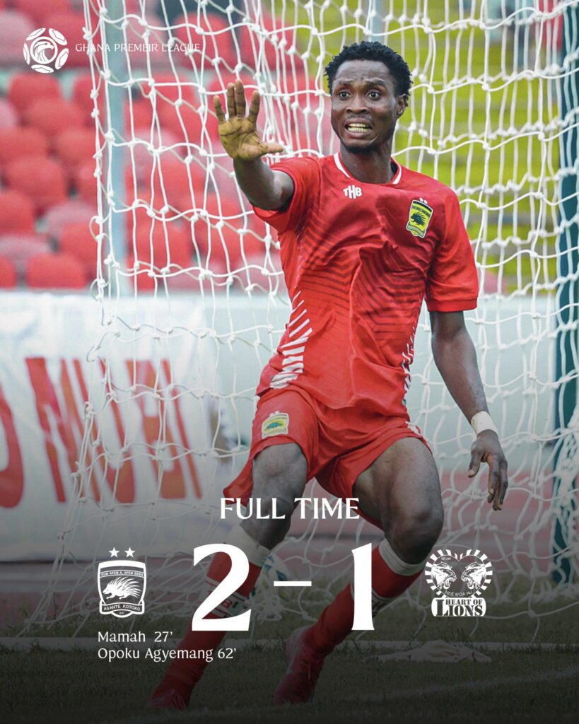 Match Review : Kotoko beat Heart of Lions at the Baba Yara Sports Stadium